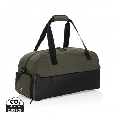 Logo trade business gift photo of: Kazu AWARE™ RPET basic weekend duffel