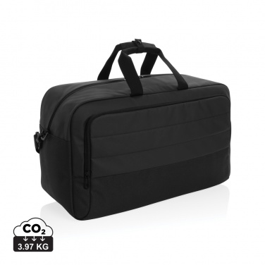 Logo trade business gifts image of: Armond AWARE™ RPET weekend duffel bag