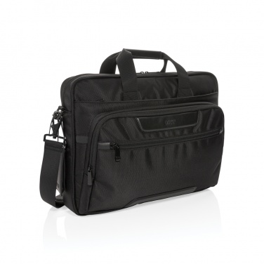 Logotrade advertising product image of: Swiss Peak RPET Voyager RFID 15.6" laptop bag