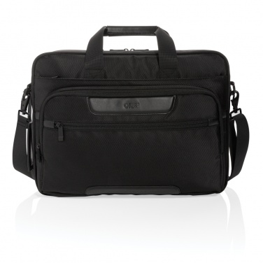 Logotrade promotional giveaway picture of: Swiss Peak RPET Voyager RFID 15.6" laptop bag