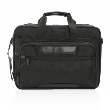 Logotrade corporate gift image of: Swiss Peak AWARE™ RPET Voyager 15.6" laptop bag