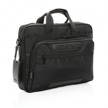 Logotrade advertising products photo of: Swiss Peak AWARE™ RPET Voyager 15.6" laptop bag