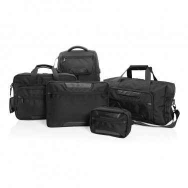 Logo trade promotional merchandise picture of: Swiss Peak AWARE™ RPET Voyager 15.6" laptop bag