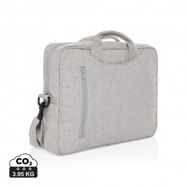 Logo trade promotional item photo of: Laluka AWARE™ recycled cotton 15.4 inch laptop bag