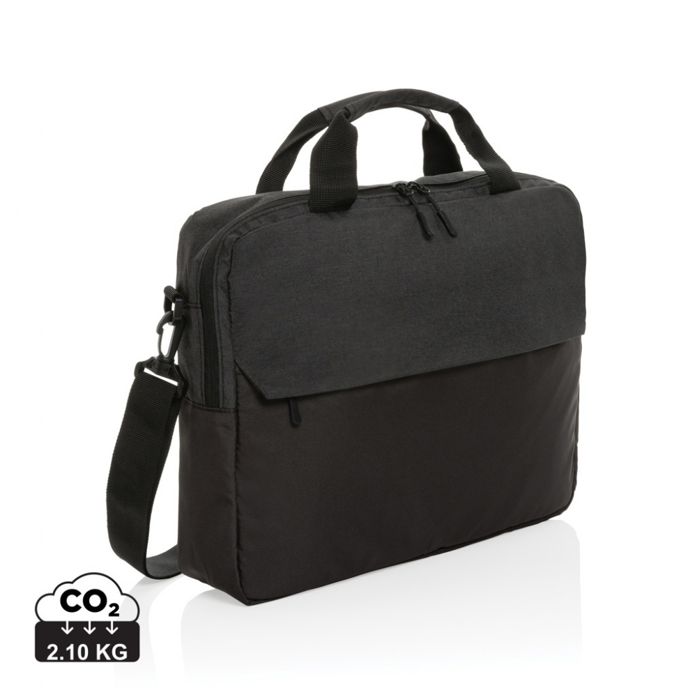 Logotrade promotional item picture of: Kazu AWARE™ RPET basic 15.6 inch laptop bag