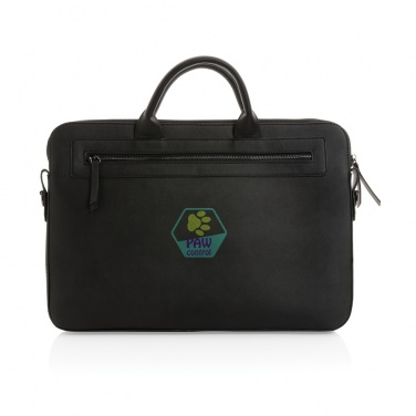 Logo trade promotional merchandise picture of: Swiss Peak GRS recycled PU 14 inch laptop bag