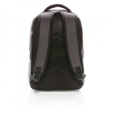 Logotrade corporate gifts photo of: Duo colour RPET 15.6" RFID laptop backpack PVC free