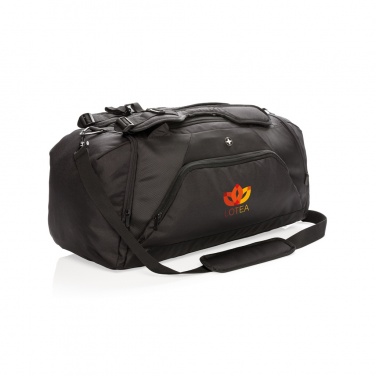 Logotrade promotional merchandise photo of: Swiss Peak RFID sports duffel & backpack