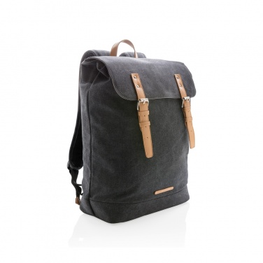 Logotrade promotional gift picture of: Canvas laptop backpack PVC free