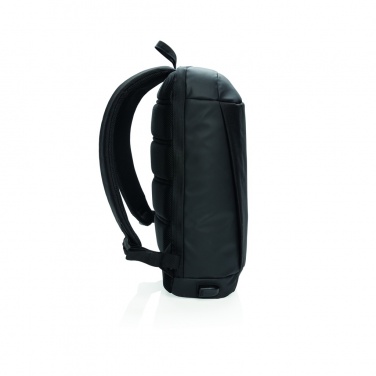 Logo trade promotional item photo of: Madrid anti-theft RFID USB laptop backpack PVC free