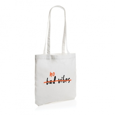 Logo trade promotional gifts image of: Impact AWARE™ recycled cotton tote 330 gsm