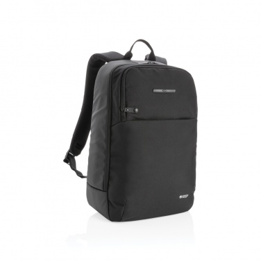 Logo trade promotional items image of: Swiss Peak laptop backpack with UV-C steriliser pocket