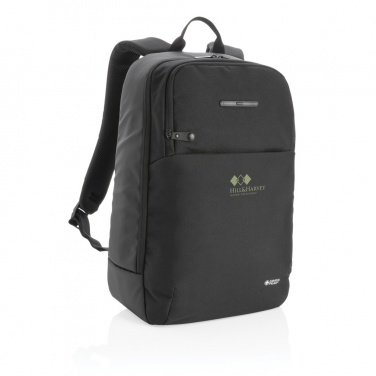 Logotrade advertising product picture of: Swiss Peak laptop backpack with UV-C steriliser pocket