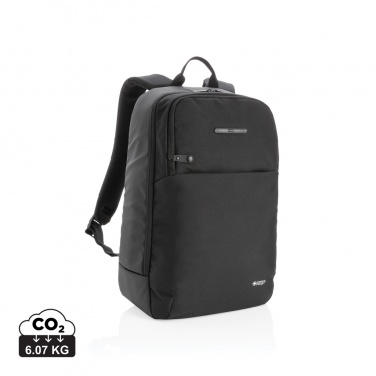 Logo trade promotional item photo of: Swiss Peak laptop backpack with UV-C steriliser pocket