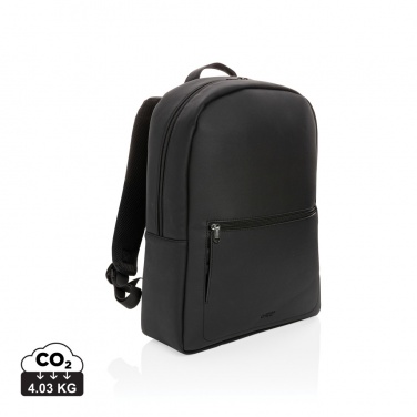 Logotrade advertising products photo of: Swiss Peak deluxe PU laptop backpack PVC free