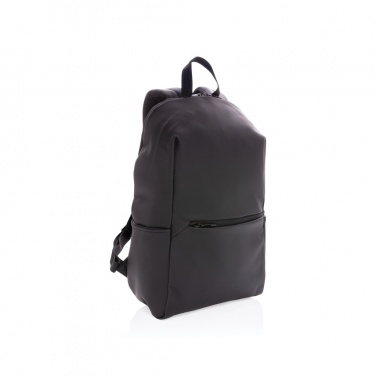 Logo trade promotional giveaways picture of: Smooth PU 15.6"laptop backpack