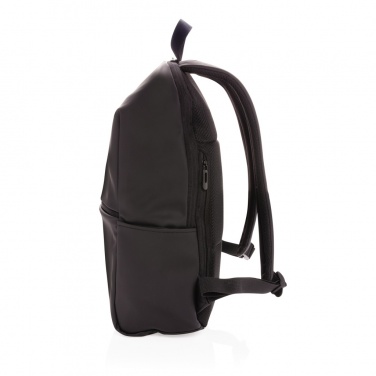 Logo trade business gifts image of: Smooth PU 15.6"laptop backpack