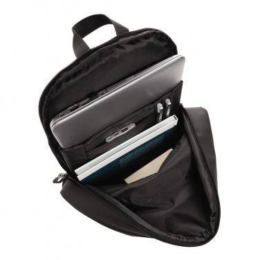 Logotrade corporate gift image of: Smooth PU 15.6"laptop backpack