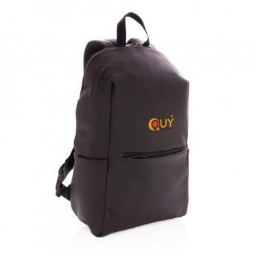 Logotrade advertising product image of: Smooth PU 15.6"laptop backpack