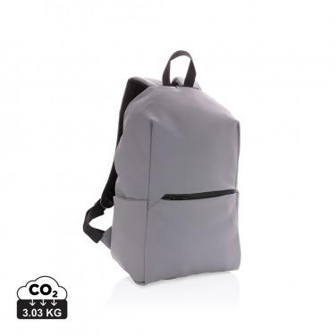 Logo trade promotional merchandise photo of: Smooth PU 15.6"laptop backpack