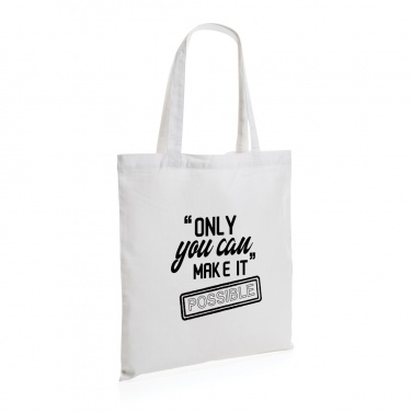 Logotrade advertising products photo of: Impact AWARE™ Recycled cotton tote 145g