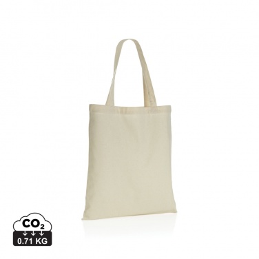 Logo trade promotional products image of: Impact AWARE™ Recycled cotton tote 145g