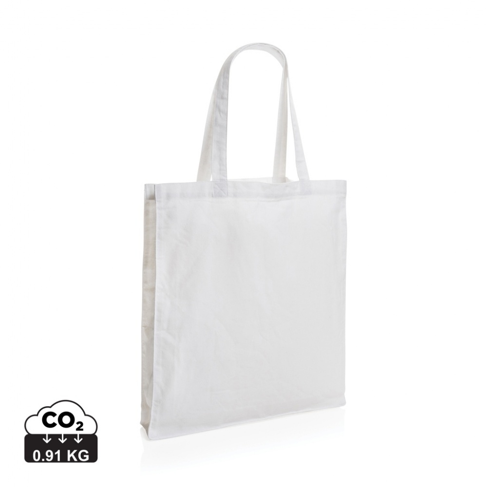 Logotrade promotional gift image of: Impact AWARE™ Recycled cotton tote w/bottom 145g