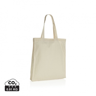 Logotrade promotional merchandise photo of: Impact AWARE™ Recycled cotton tote w/bottom 145g