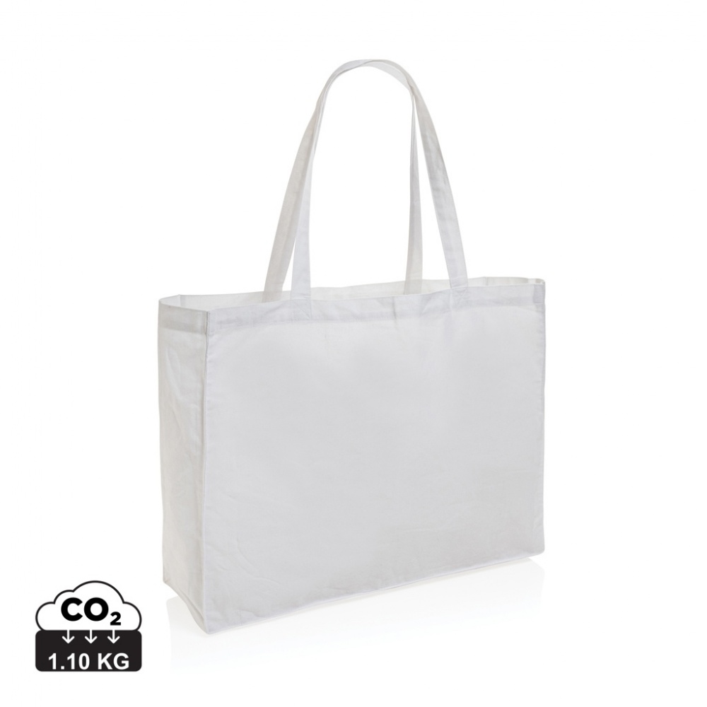 Logo trade promotional gifts picture of: Impact AWARE™ Recycled cotton shopper 145g