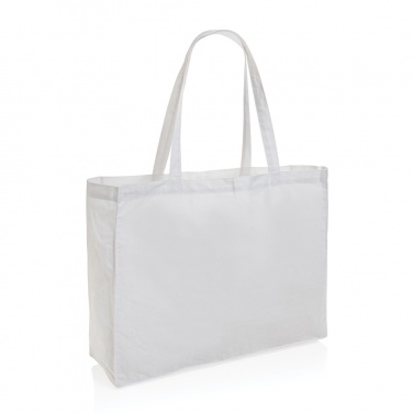 Logo trade corporate gifts image of: Impact AWARE™ Recycled cotton shopper 145g