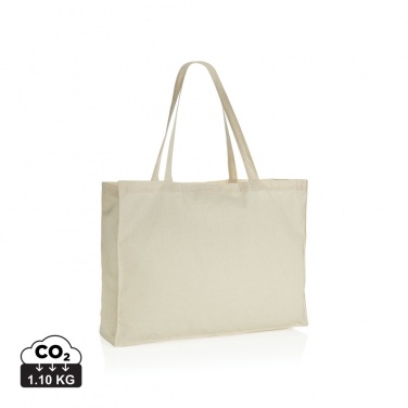 Logo trade promotional giveaways image of: Impact AWARE™ Recycled cotton shopper 145g