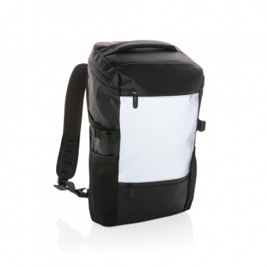 Logo trade promotional gifts picture of: PU high visibility easy access 15.6" laptop backpack