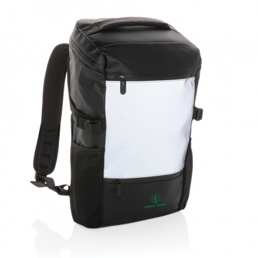 Logo trade promotional gifts picture of: PU high visibility easy access 15.6" laptop backpack