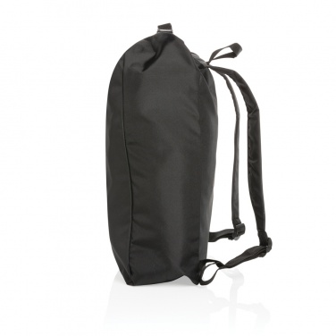 Logo trade corporate gifts picture of: Impact AWARE™ RPET lightweight rolltop backpack