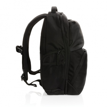 Logo trade promotional merchandise picture of: Swiss Peak AWARE™ RPET 15.6 inch commuter backpack