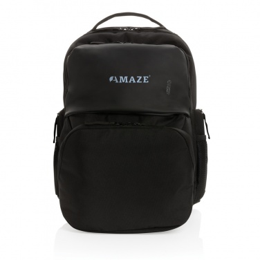 Logo trade promotional items image of: Swiss Peak AWARE™ RPET 15.6 inch commuter backpack