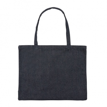 Logo trade business gifts image of: Impact AWARE™ recycled denim shopper