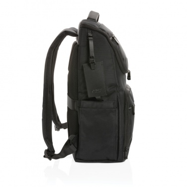 Logotrade promotional gift image of: Swiss Peak AWARE™ RPET Voyager 15.6" laptop backpack