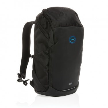 Logo trade promotional giveaways image of: Swiss Peak AWARE™ RPET 15.6 inch business backpack