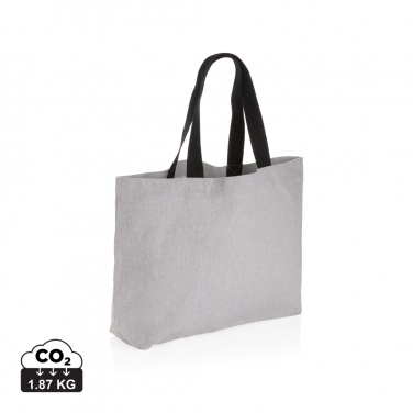 Logo trade promotional gifts image of: Impact Aware™ 240 gsm rcanvas large tote undyed