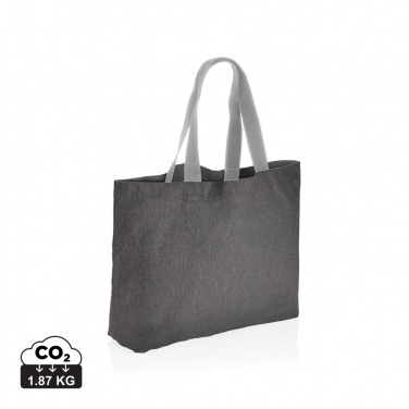 Logo trade promotional giveaways picture of: Impact Aware™ 240 gsm rcanvas large tote undyed