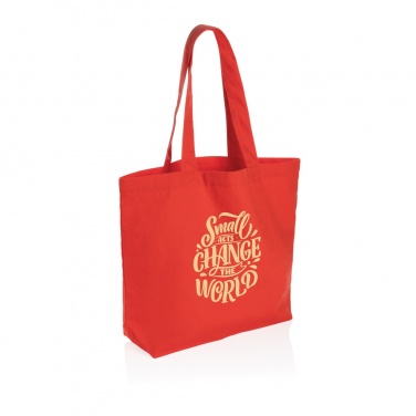 Logo trade business gift photo of: Impact Aware™ 240 gsm rcanvas shopper w/pocket