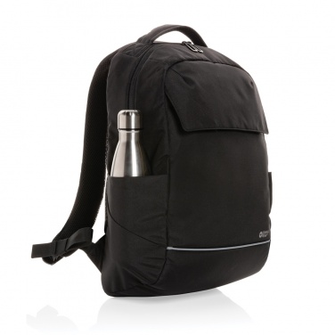 Logo trade promotional merchandise photo of: Swiss Peak Brooke AWARE™ RPET daily 15.6" laptop backpack