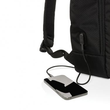 Logo trade corporate gifts image of: Swiss Peak AWARE™ modern 15.6" laptop backpack