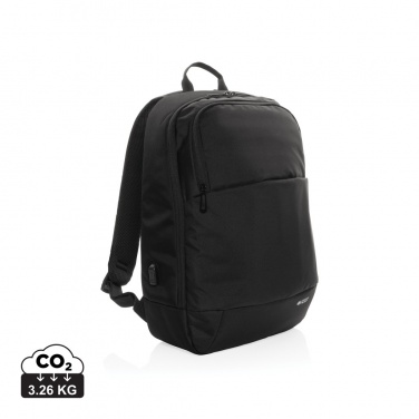 Logotrade promotional gift image of: Swiss Peak AWARE™ modern 15.6" laptop backpack