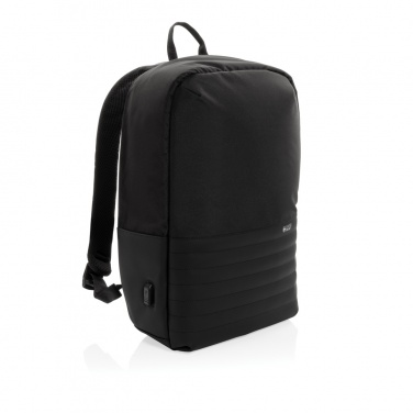 Logotrade corporate gift picture of: Swiss Peak AWARE™ RFID anti-theft 15.6'' laptop backpack