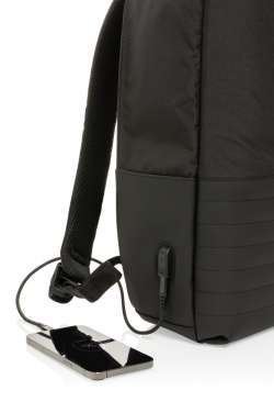 Logotrade corporate gift image of: Swiss Peak AWARE™ RFID anti-theft 15.6'' laptop backpack