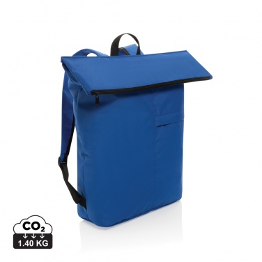 Logo trade corporate gift photo of: Dillon AWARE™ RPET lightweight foldable backpack