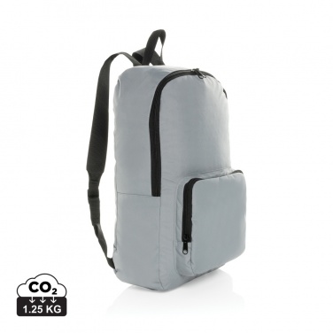 Logotrade promotional gift picture of: Dillon AWARE™ RPET foldable classic backpack