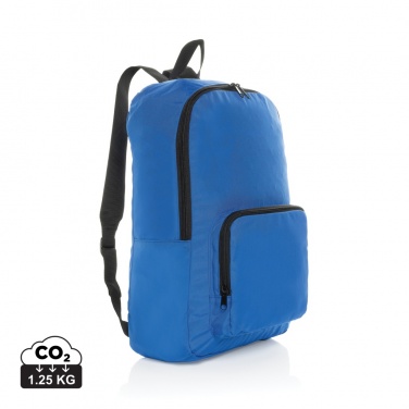 Logo trade promotional product photo of: Dillon AWARE™ RPET foldable classic backpack